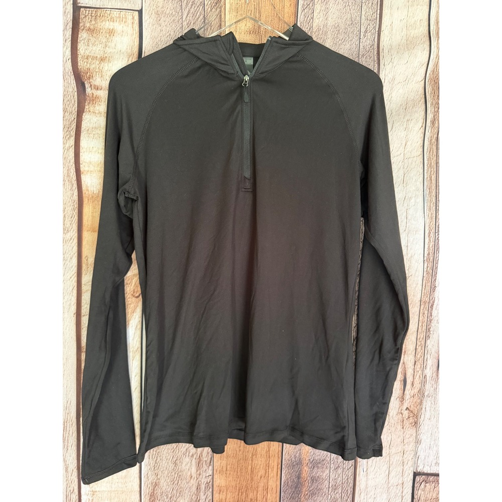 Storm Creek Pacesetter 1/4 Zip Sueded Jersey UPF‎ 30+ Black Size Medium NWT